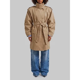 Short midi trench coat Tess