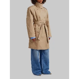 Short midi trench coat Tess