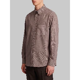 Long-sleeved cotton shirt
