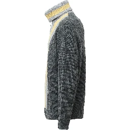 Half Zipped Trucker Sweater