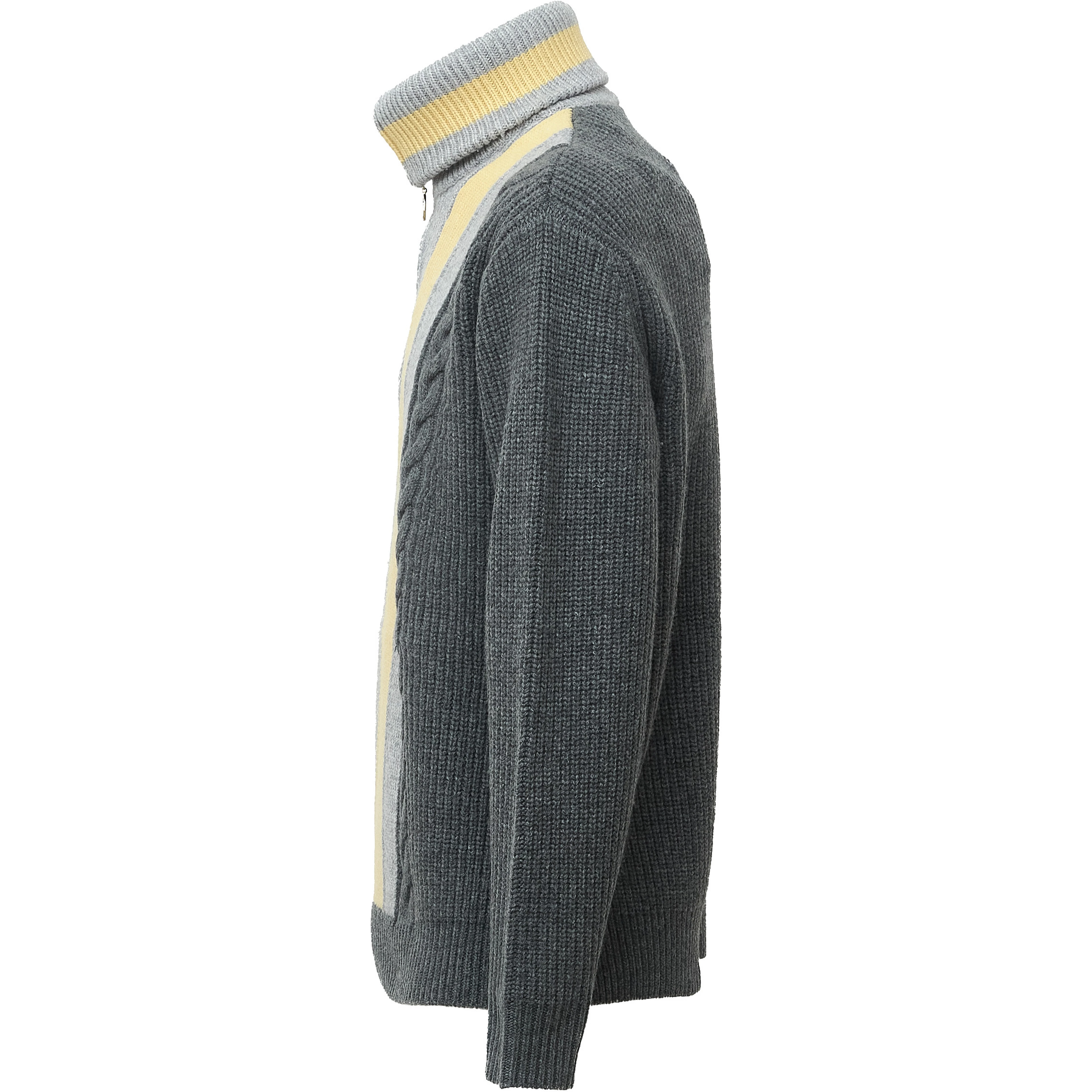 Half Zipped Trucker Sweater