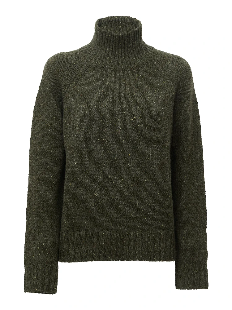 Meghan Donegal Turtle Neck Sweater