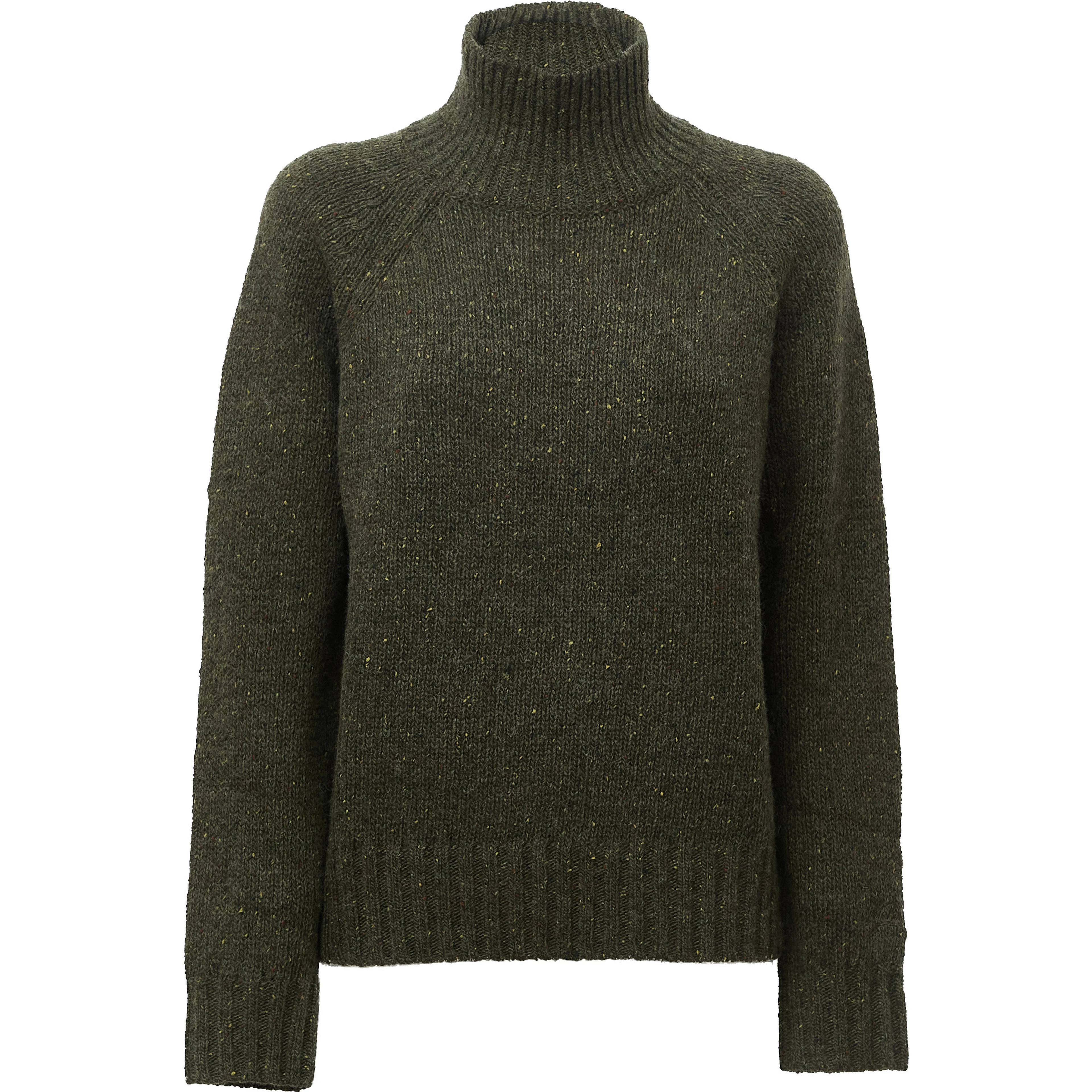 Meghan Donegal Turtle Neck Sweater