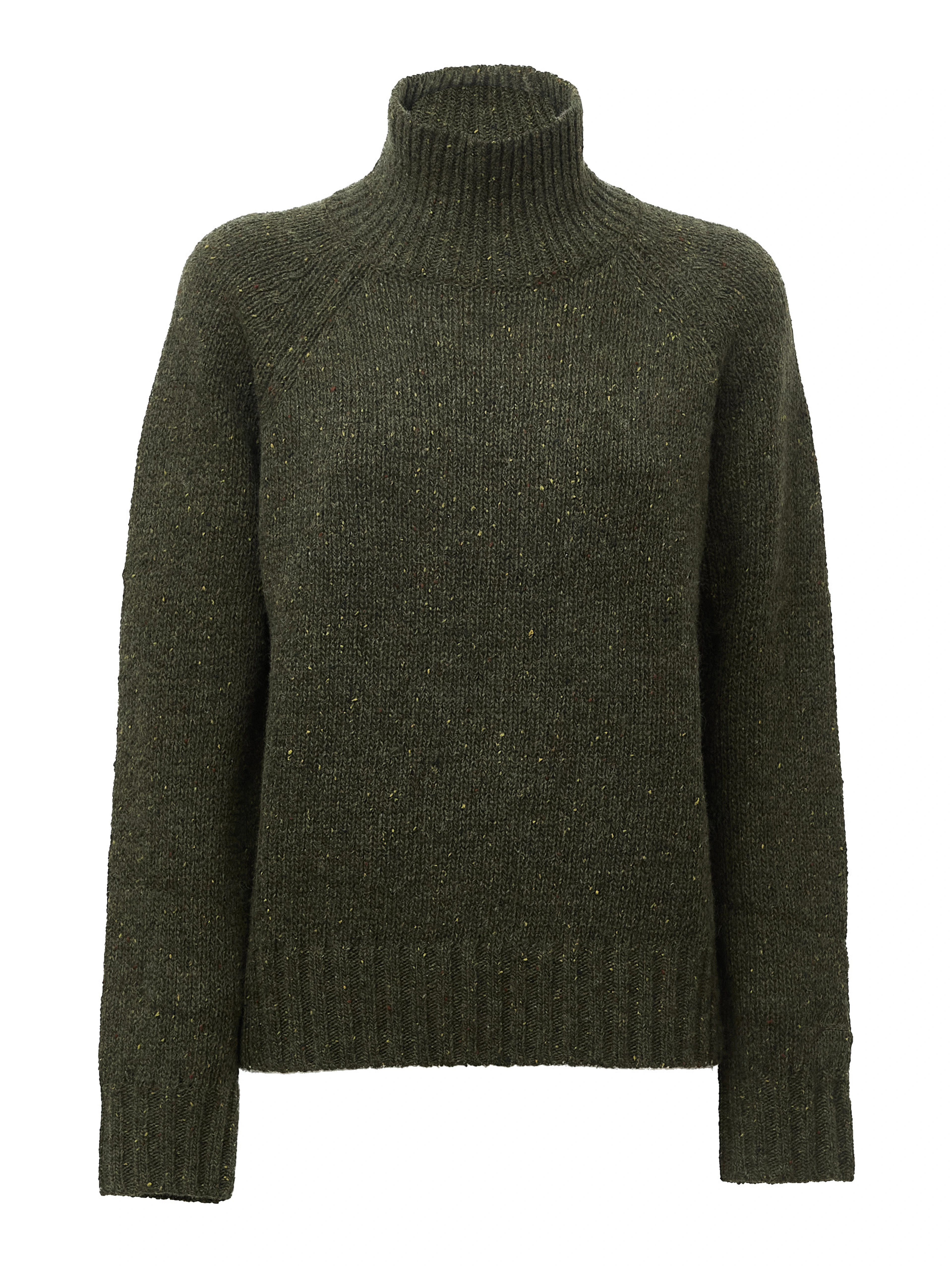 Meghan Donegal Turtle Neck Sweater