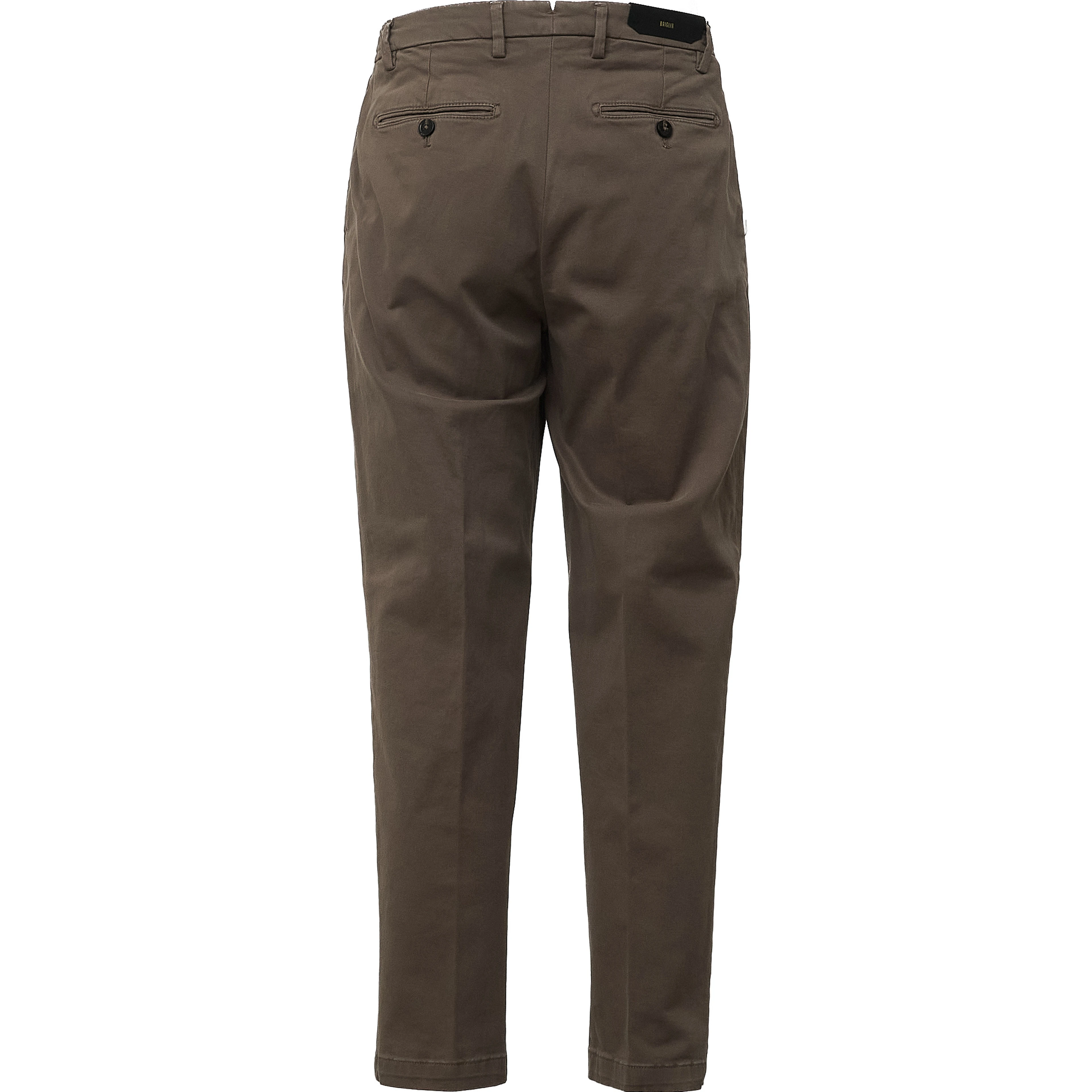 Pantaloni Portobello In Gabardina Di Cotone Lavato