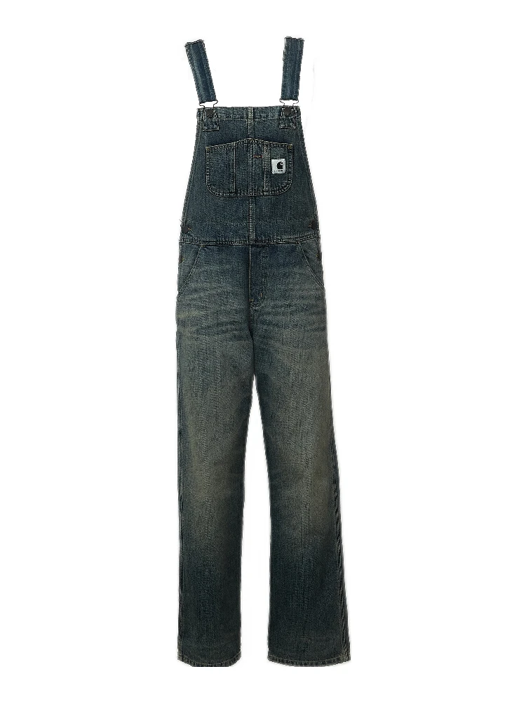 W' Bib Overall Straight Camano Denim