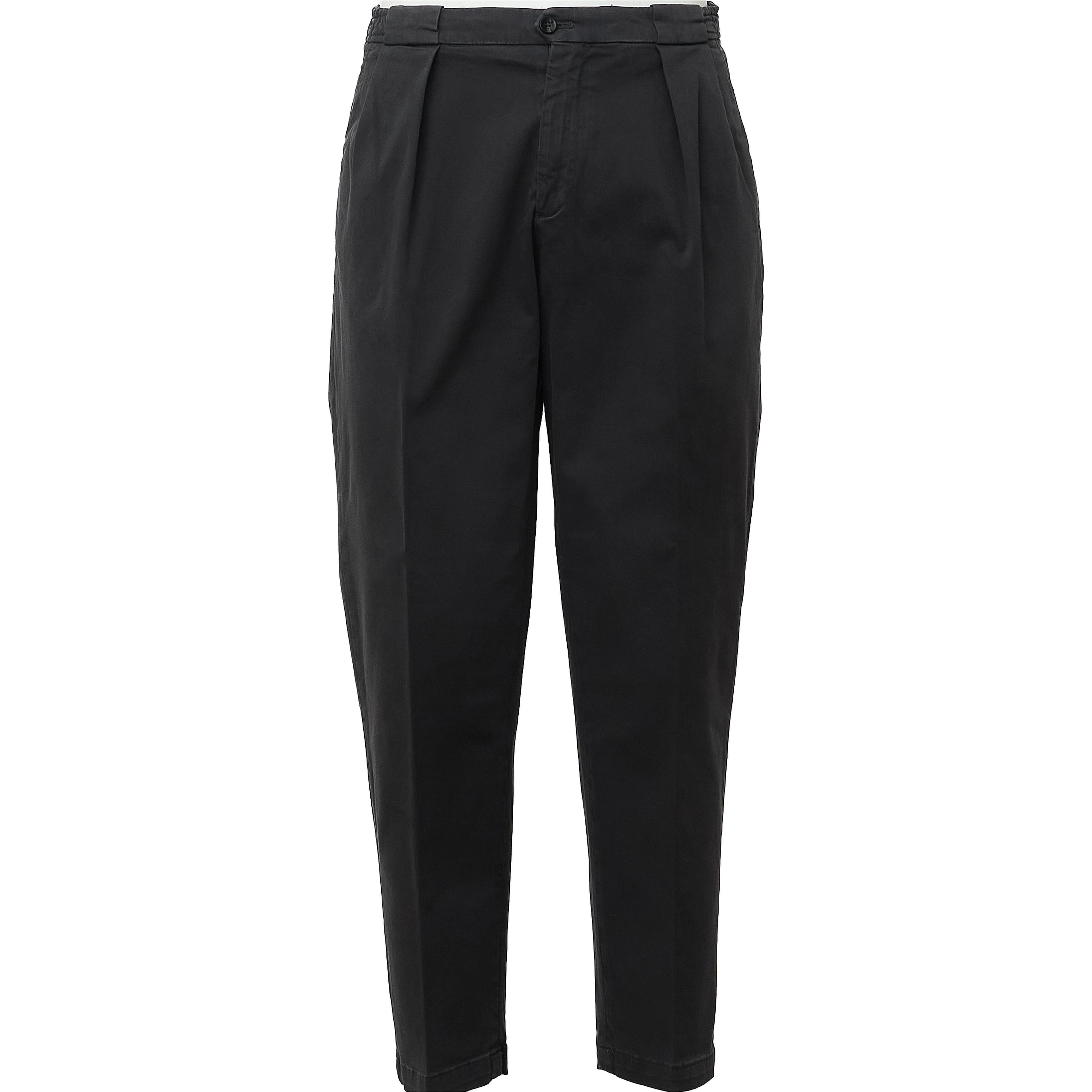 Pantaloni Portobello In Gabardina Di Cotone Lavato