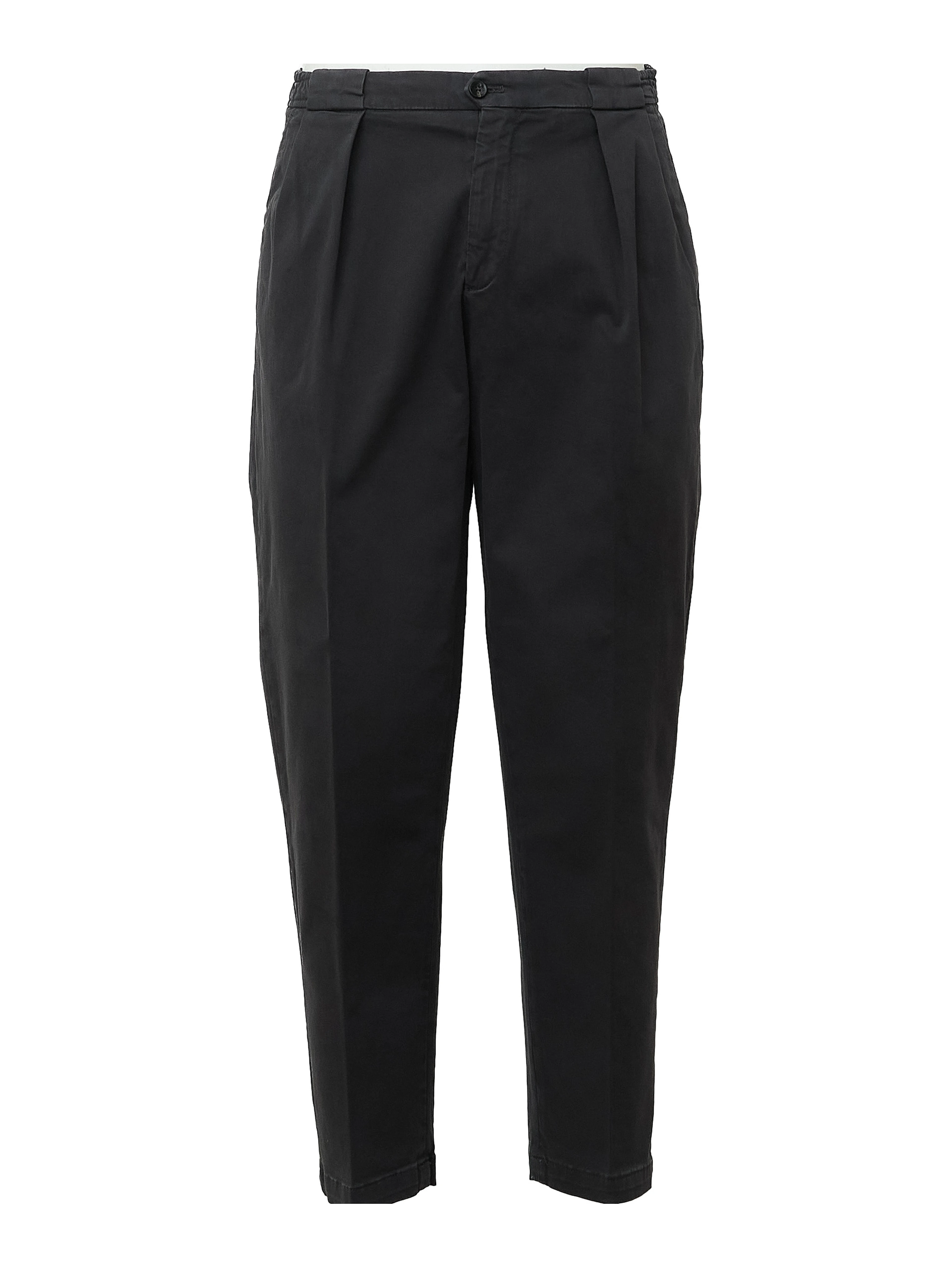 Pantaloni Portobello In Gabardina Di Cotone Lavato