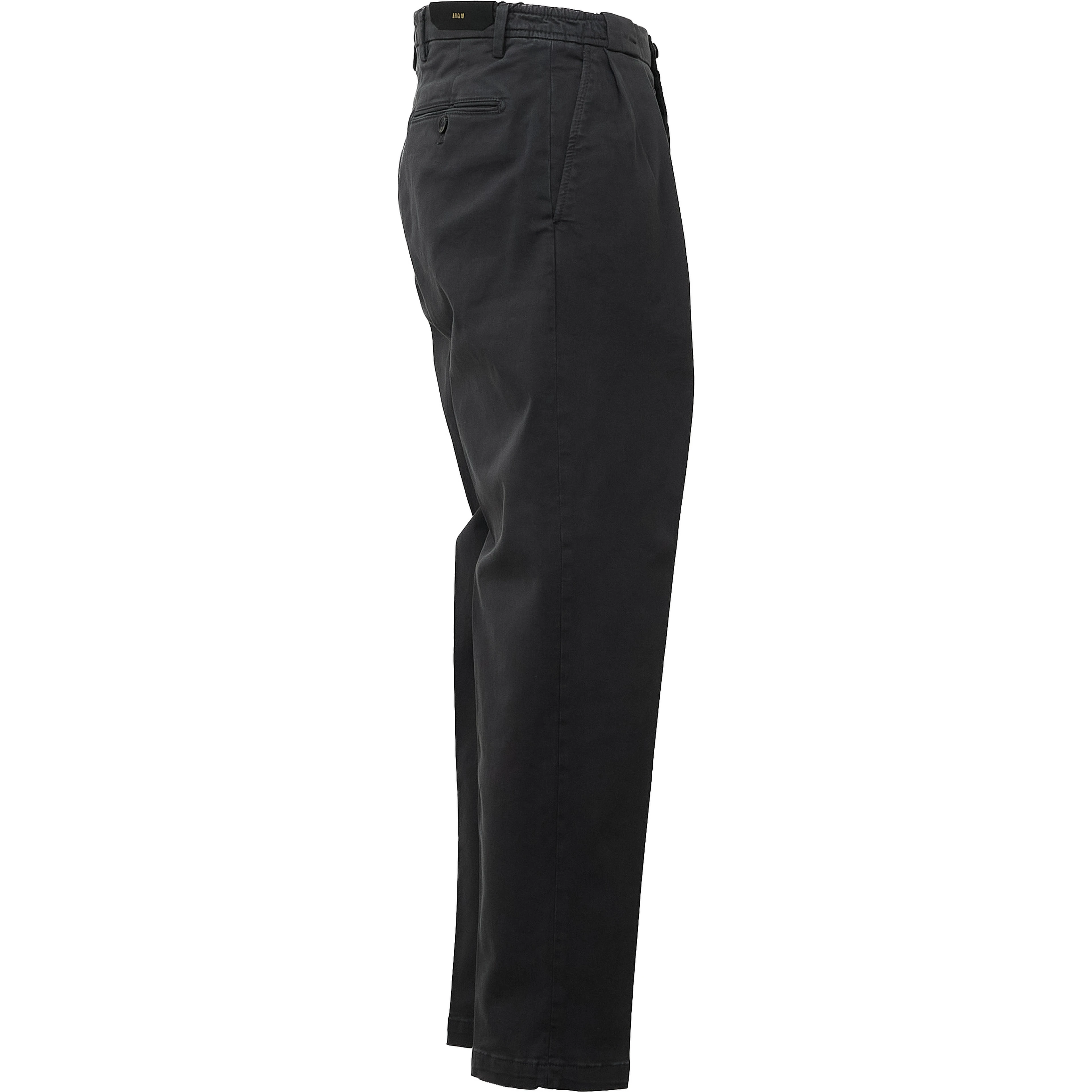 Pantaloni Portobello In Gabardina Di Cotone Lavato