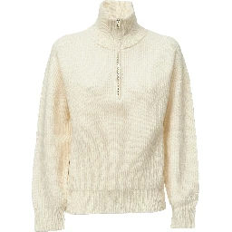 Isalyn Wool Half Zip Cardigan