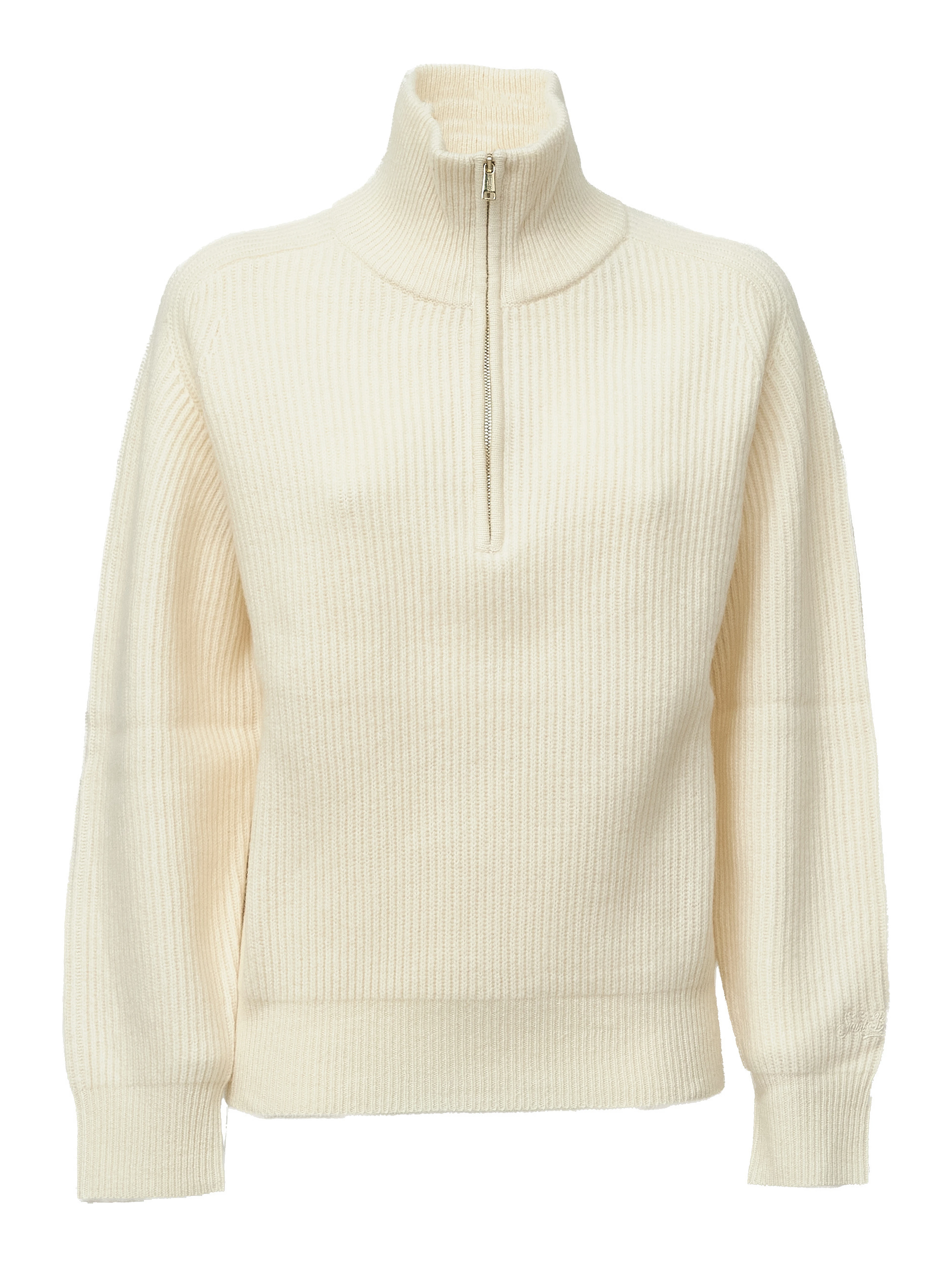 Isalyn Wool Half Zip Cardigan