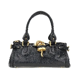 'Paddington' grained leather bag
