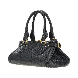 'Paddington' grained leather bag