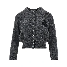 'Lona' cotton and wool cardigan
