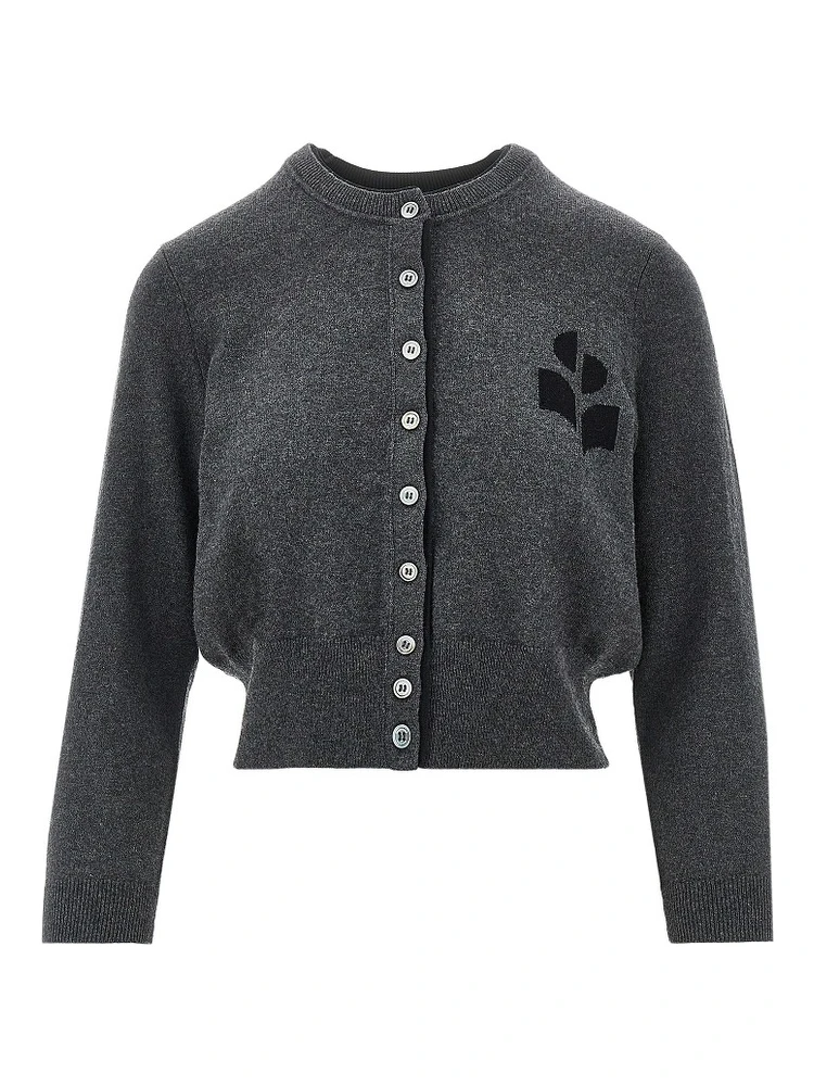 'Lona' cotton and wool cardigan