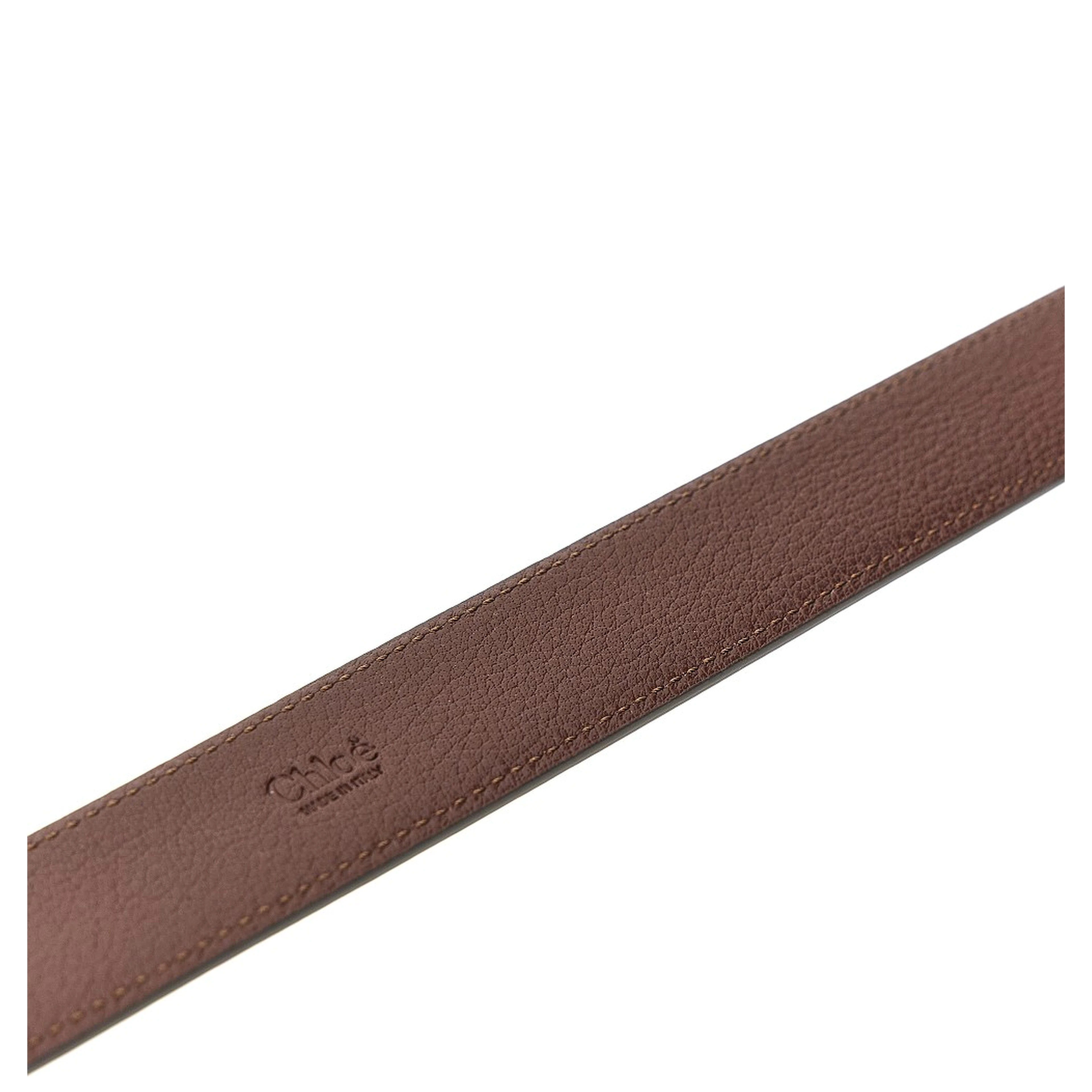 'Chloé Iconic' grained leather belt