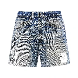 Denim print PeaceShell™ shorts