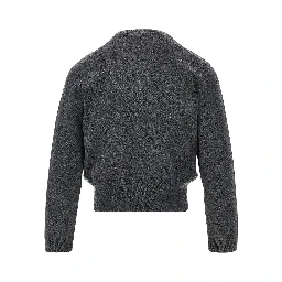 'Lona' cotton and wool cardigan