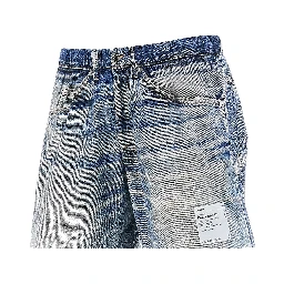 Denim print PeaceShell™ shorts