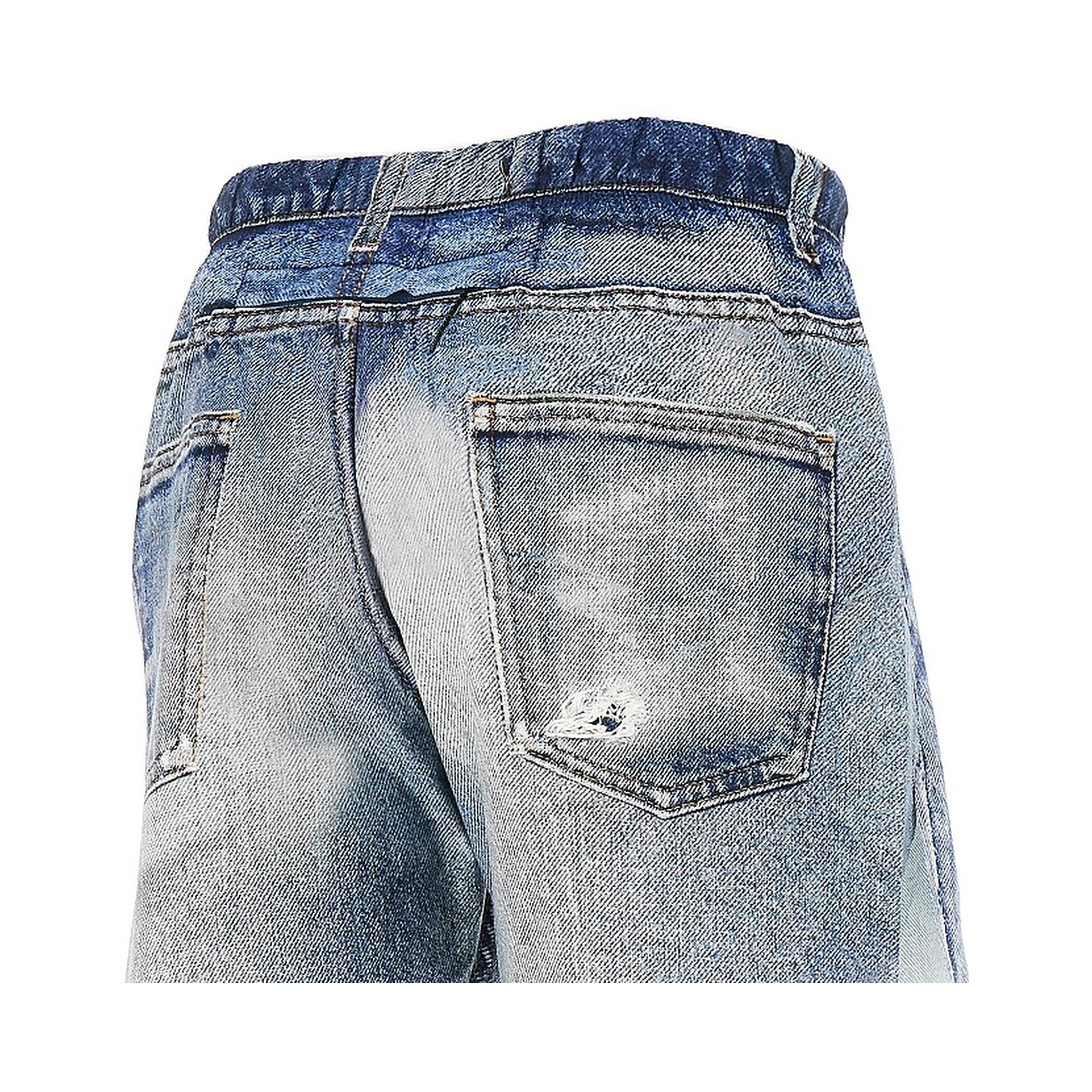 Denim print PeaceShell™ shorts