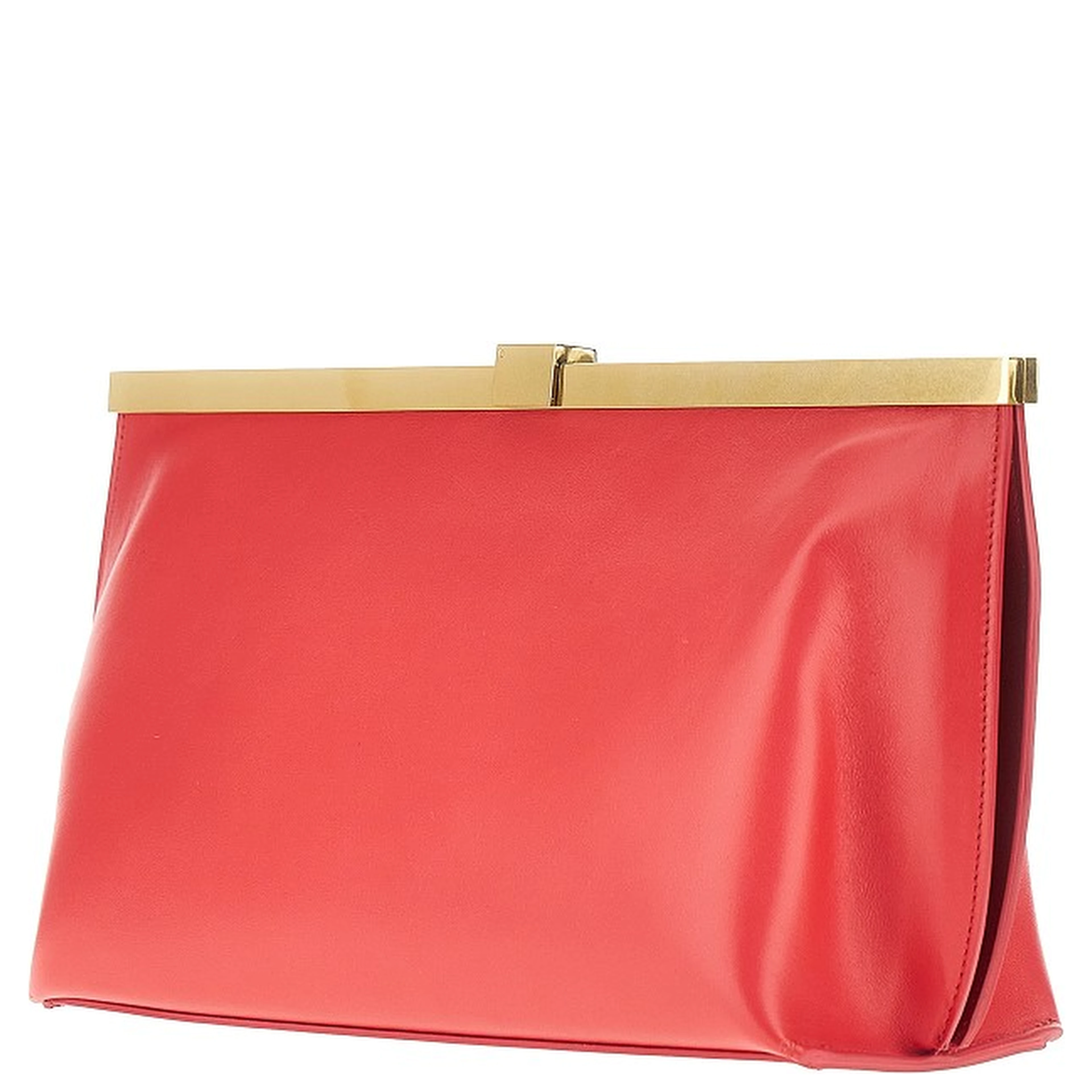 'Anine' leather clutch