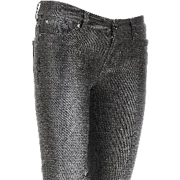 Coated denim Y2K Skinny pants