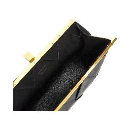 'Anine' braided leather clutch