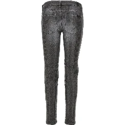 Coated denim Y2K Skinny pants