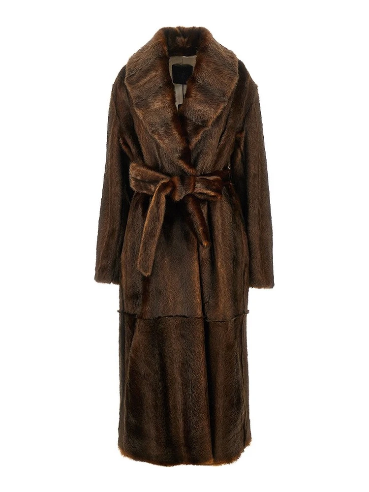 'Beth' faux fur coat