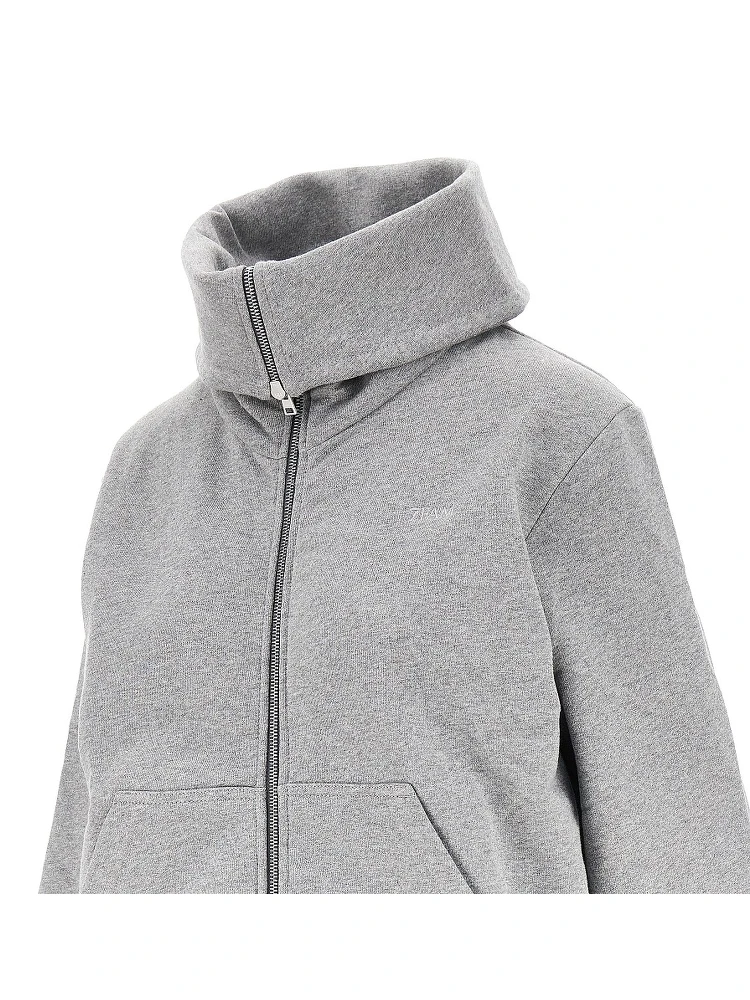 High-neck full-zip sweatshirt alternative