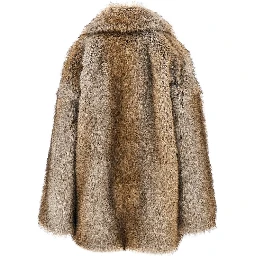 'Brigitte' faux fur oversized jacket