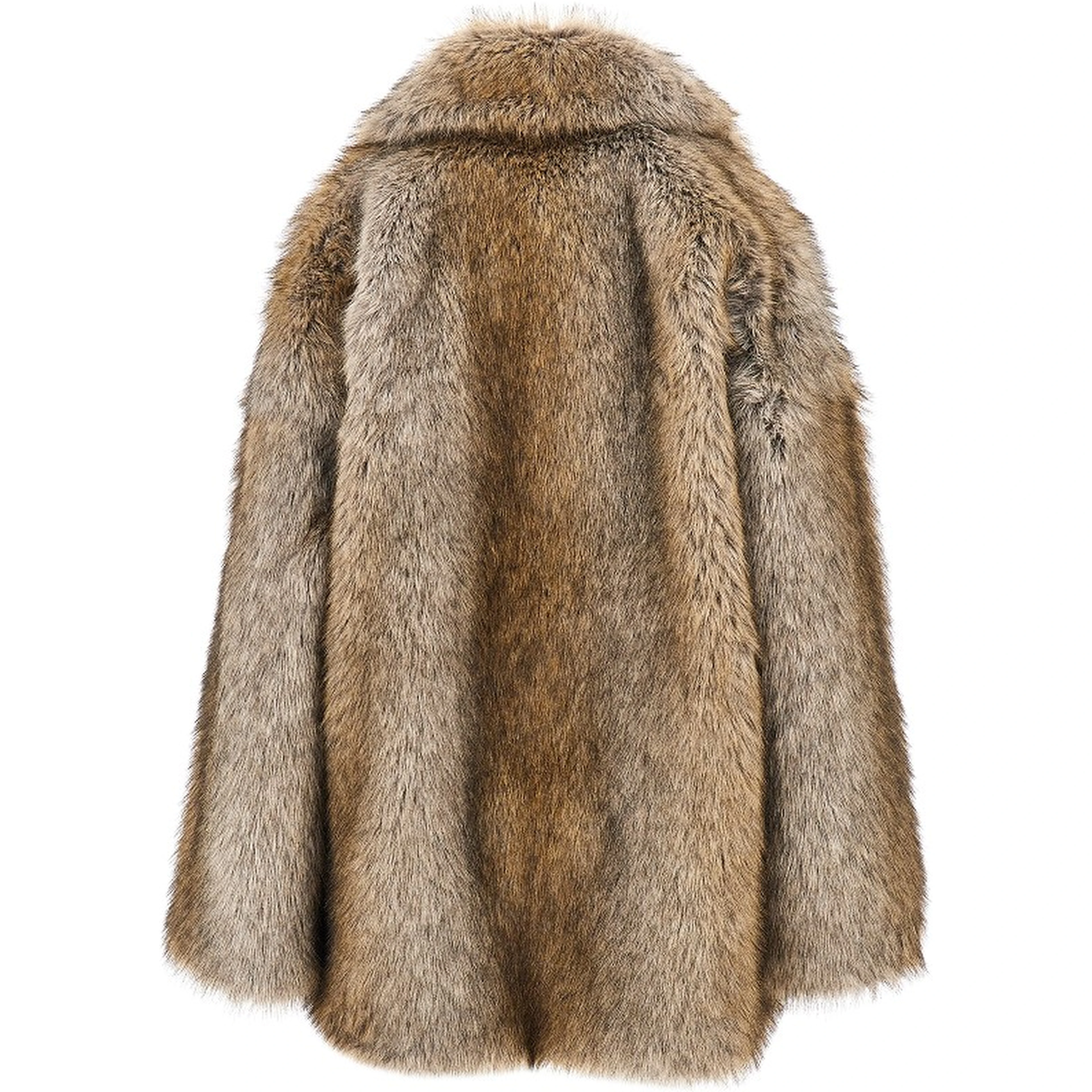 'Brigitte' faux fur oversized jacket