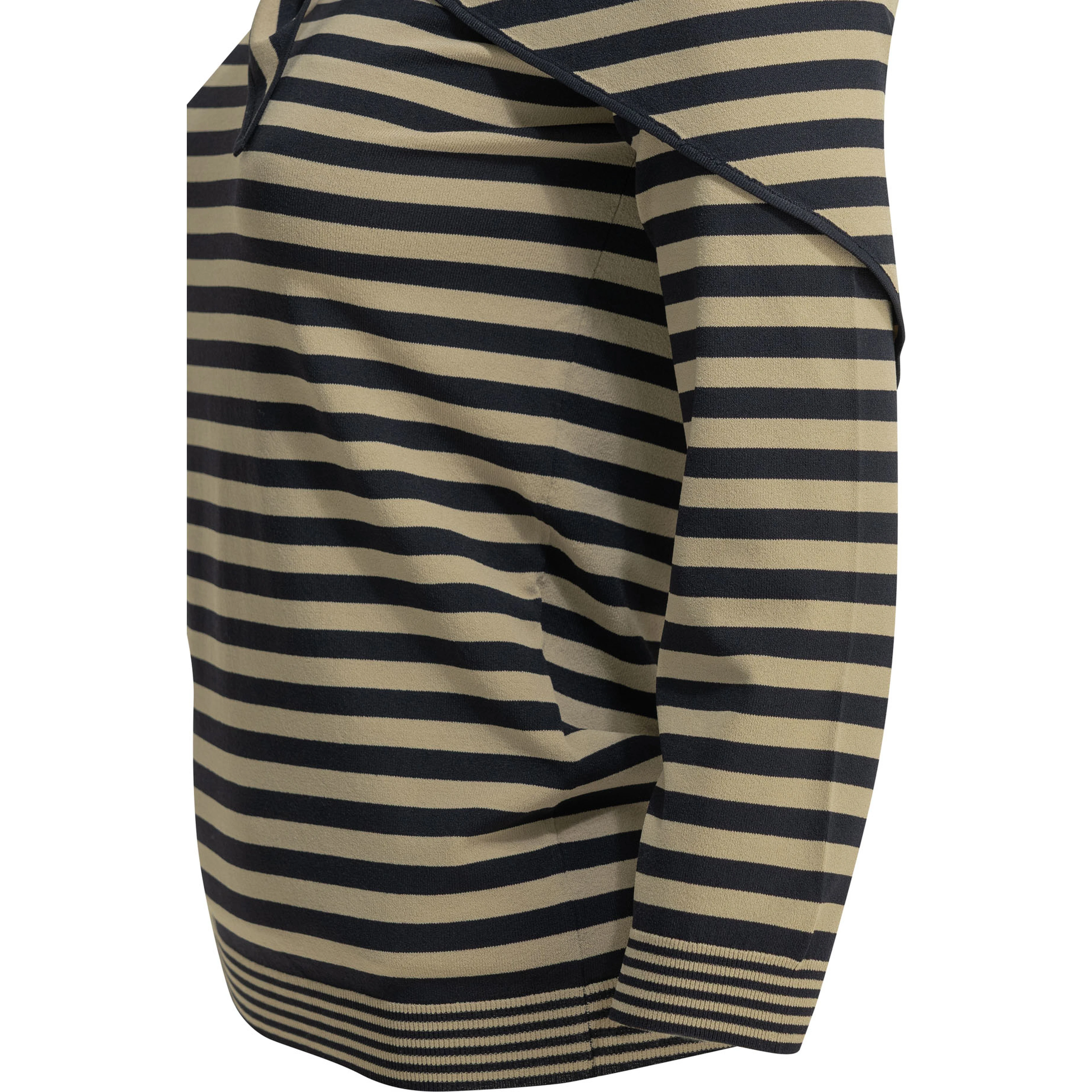 Scarf neck sweater
