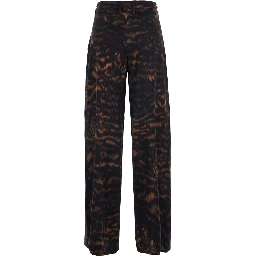 AOKI BIS PANT is an elegant pant made of black silk and elastane for women