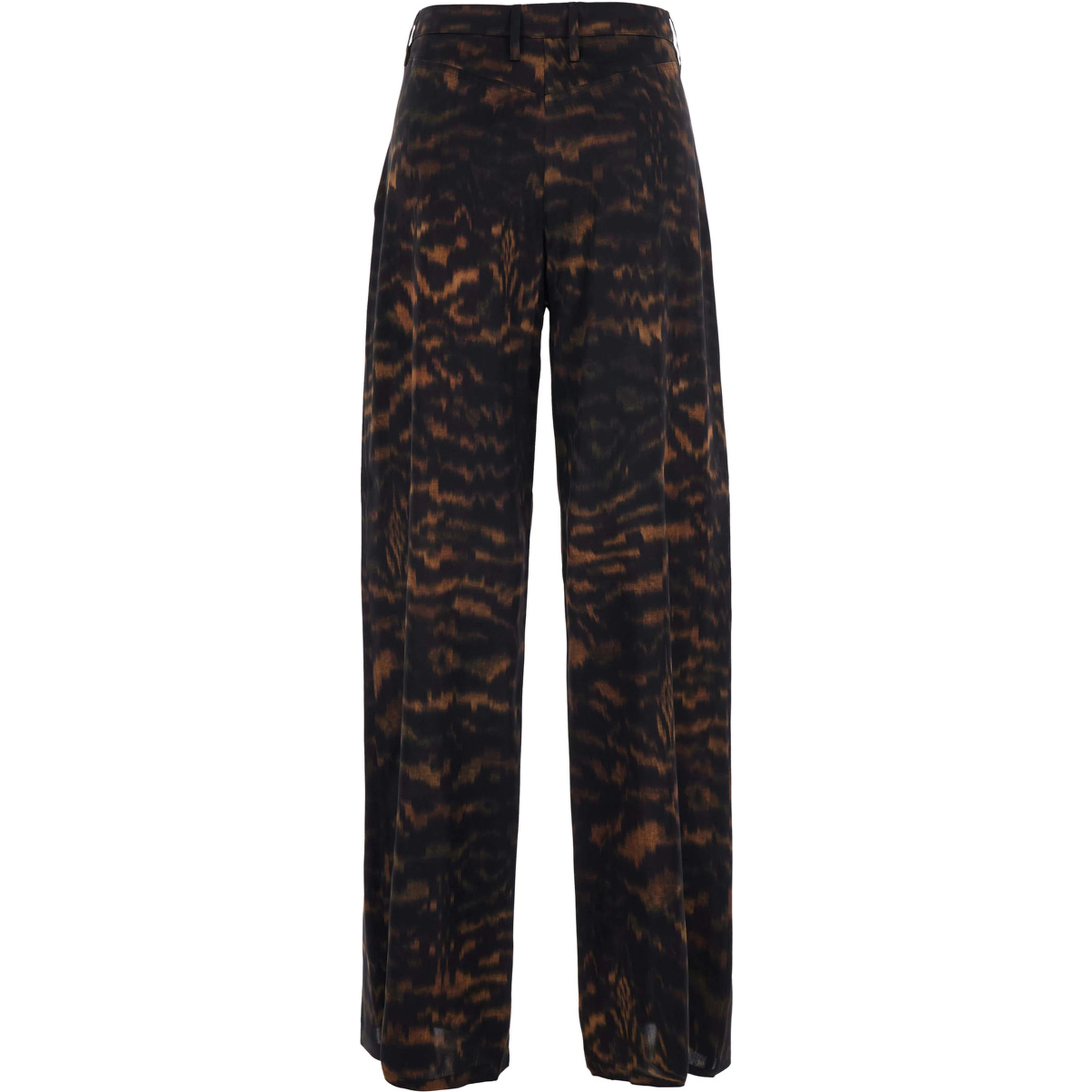 AOKI BIS PANT is an elegant pant made of black silk and elastane for women