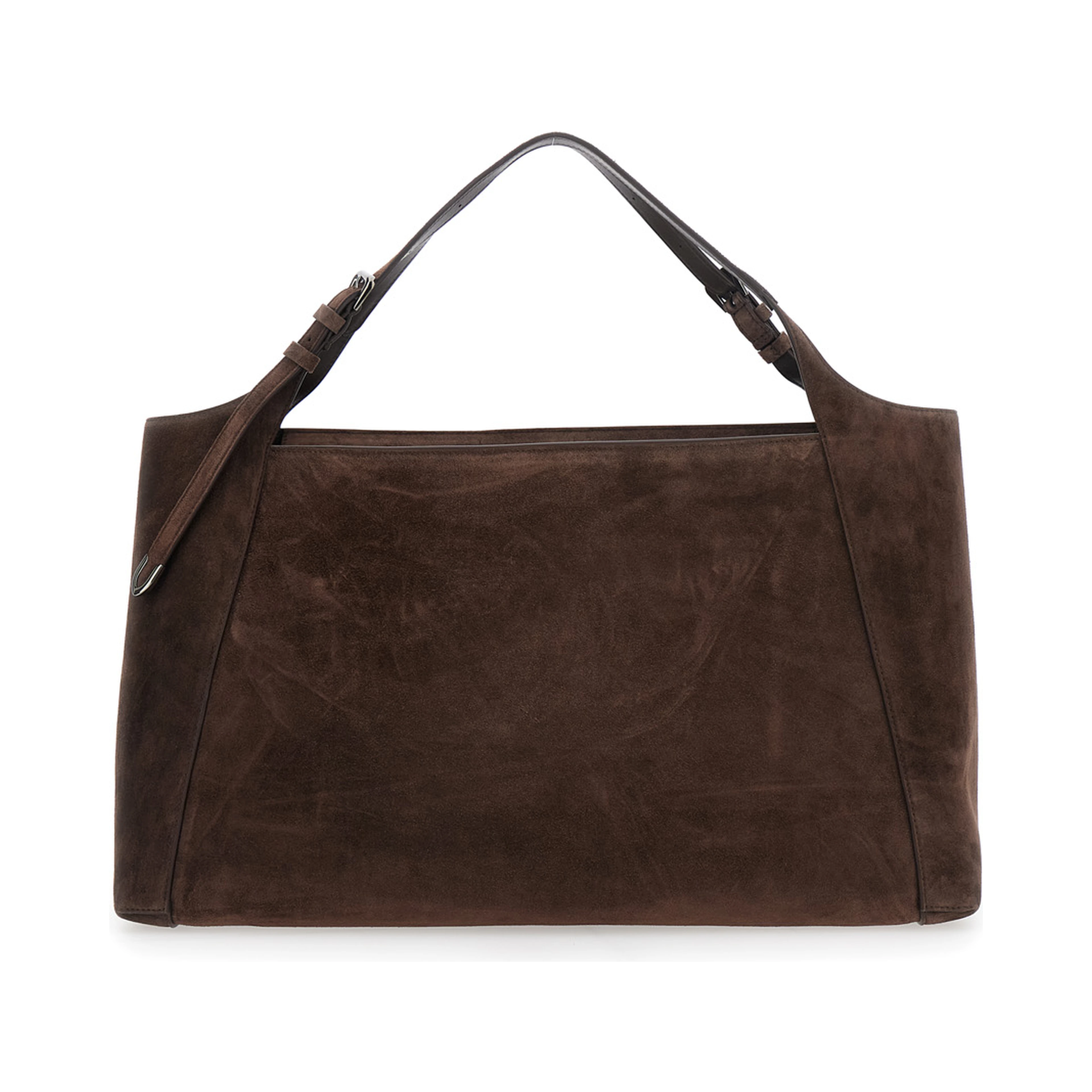 Borsa Shopper Sartorial in camoscio