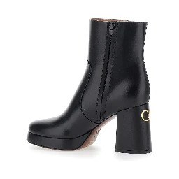 BOOTIE | FAWCETTE | T. 20/90 | VITELLO/A. LIGHT GOLD LOGO