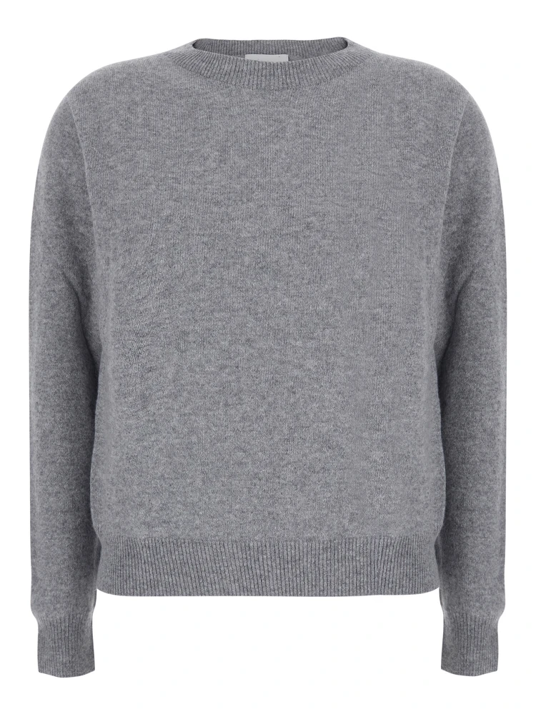 High Neck Long Sleeve Top in Tech Fabric Gray for Women