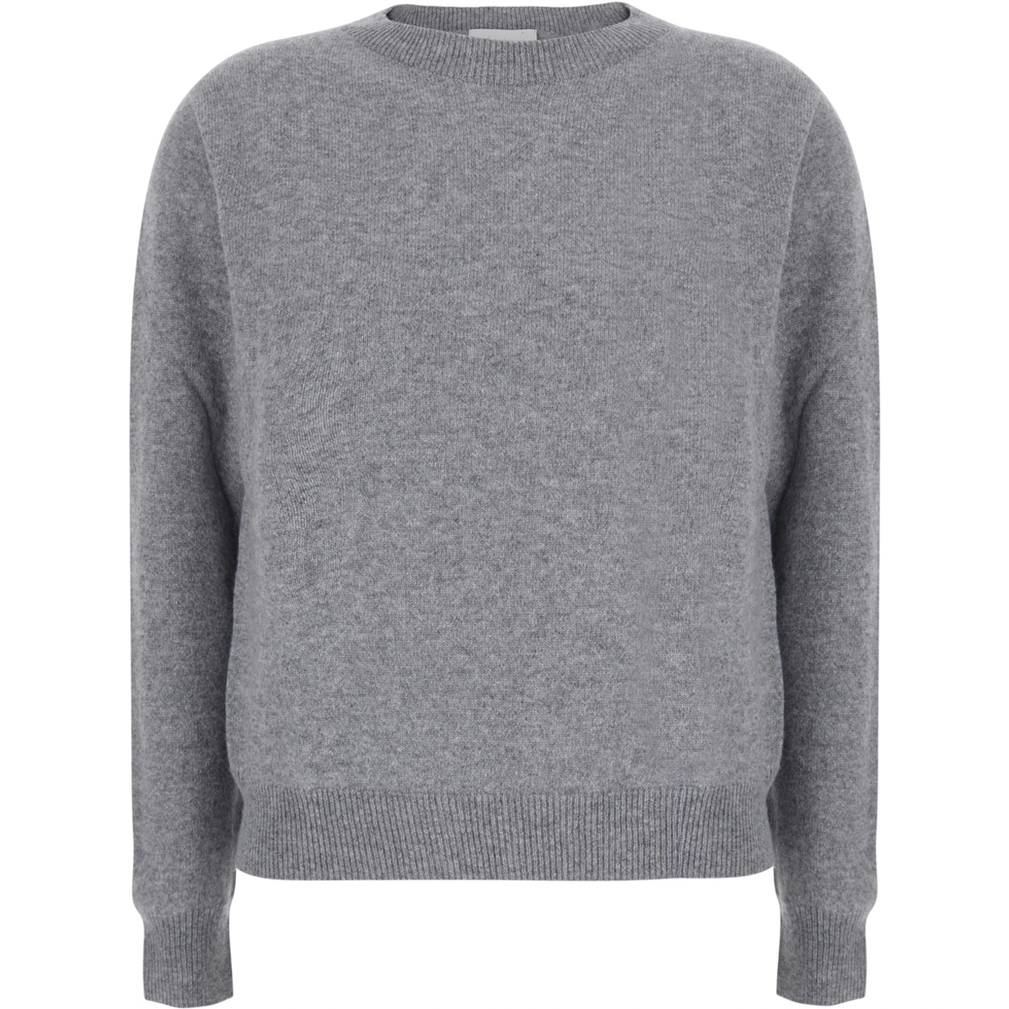 High Neck Long Sleeve Top in Tech Fabric Gray for Women