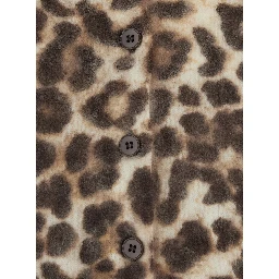 Brushed cashmere cardigan Macula with long sleeves and brown color for women