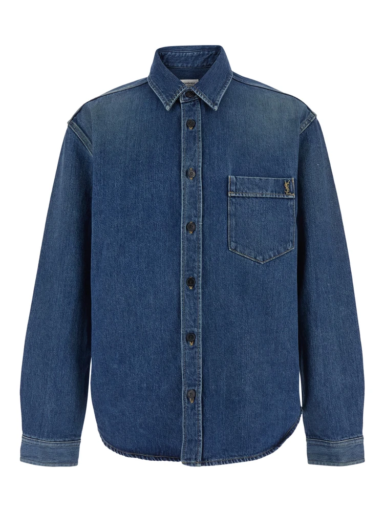 DENIM CON TASCHINO LOGO PICCOLO