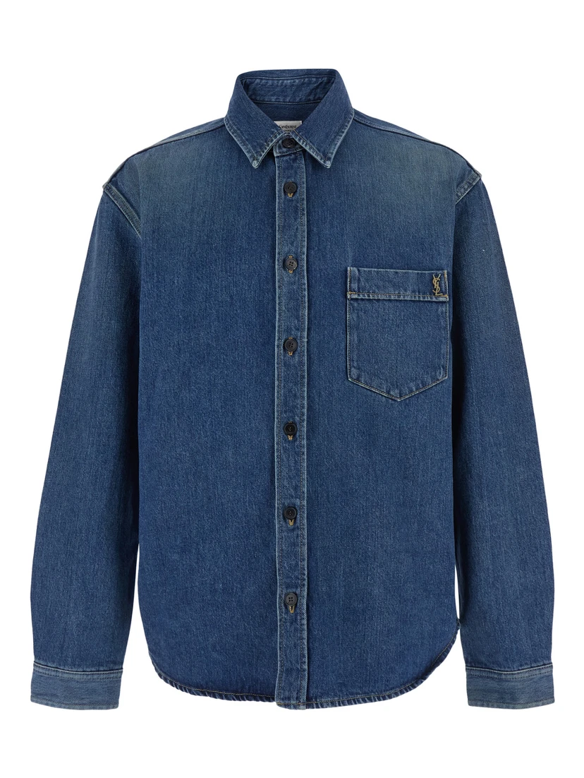 DENIM CON TASCHINO LOGO PICCOLO