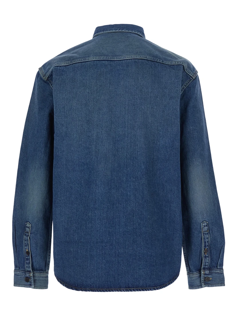 DENIM CON TASCHINO LOGO PICCOLO