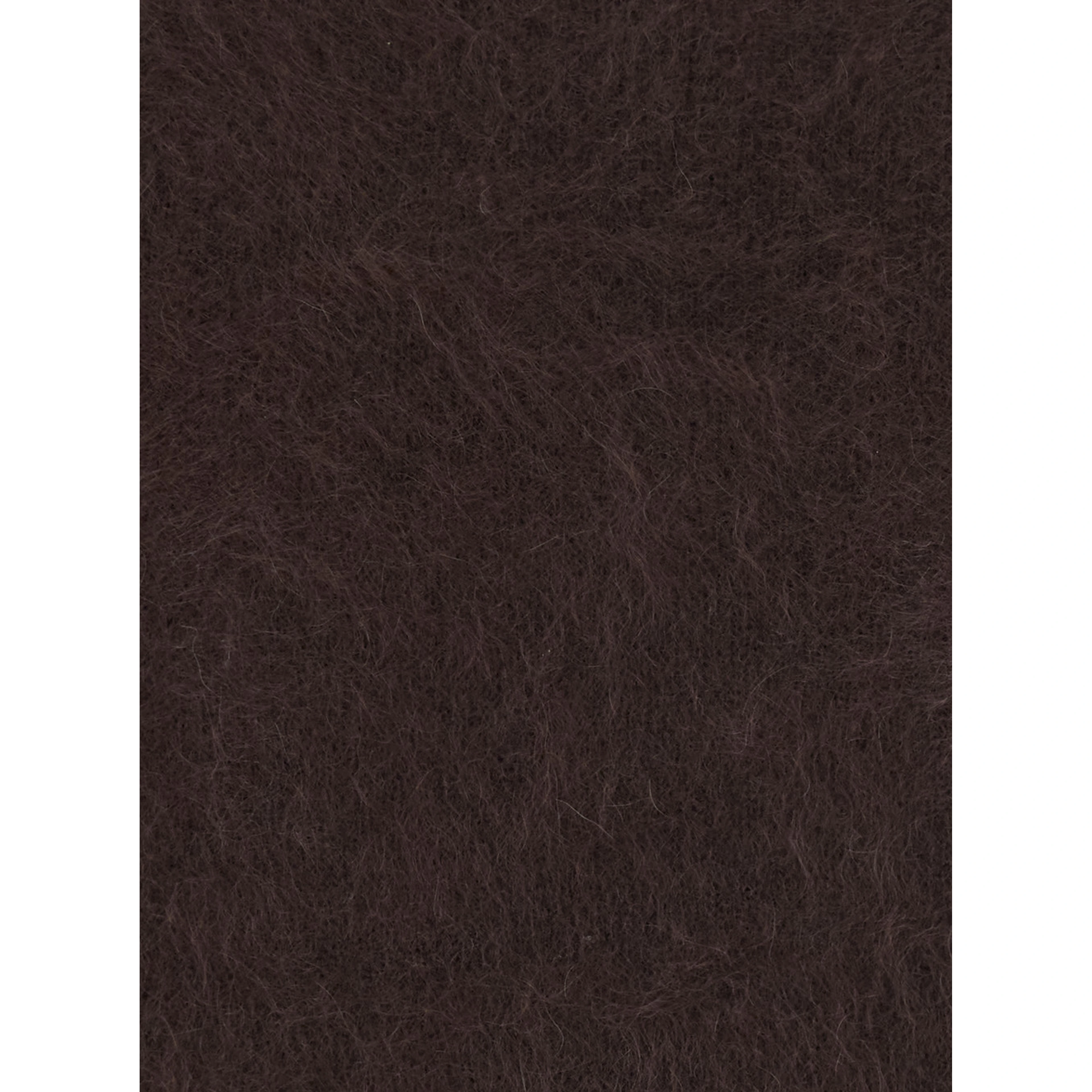 Turtleneck BRUSHED SHORT SLEEVES with short sleeves and round neck in brown cashmere women
