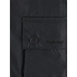 Ashby Waxed Jacket with Velvet Edges and Green Waxed Fabric for Men