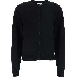 High-neck long-sleeve top in Tech Fabric black unisex