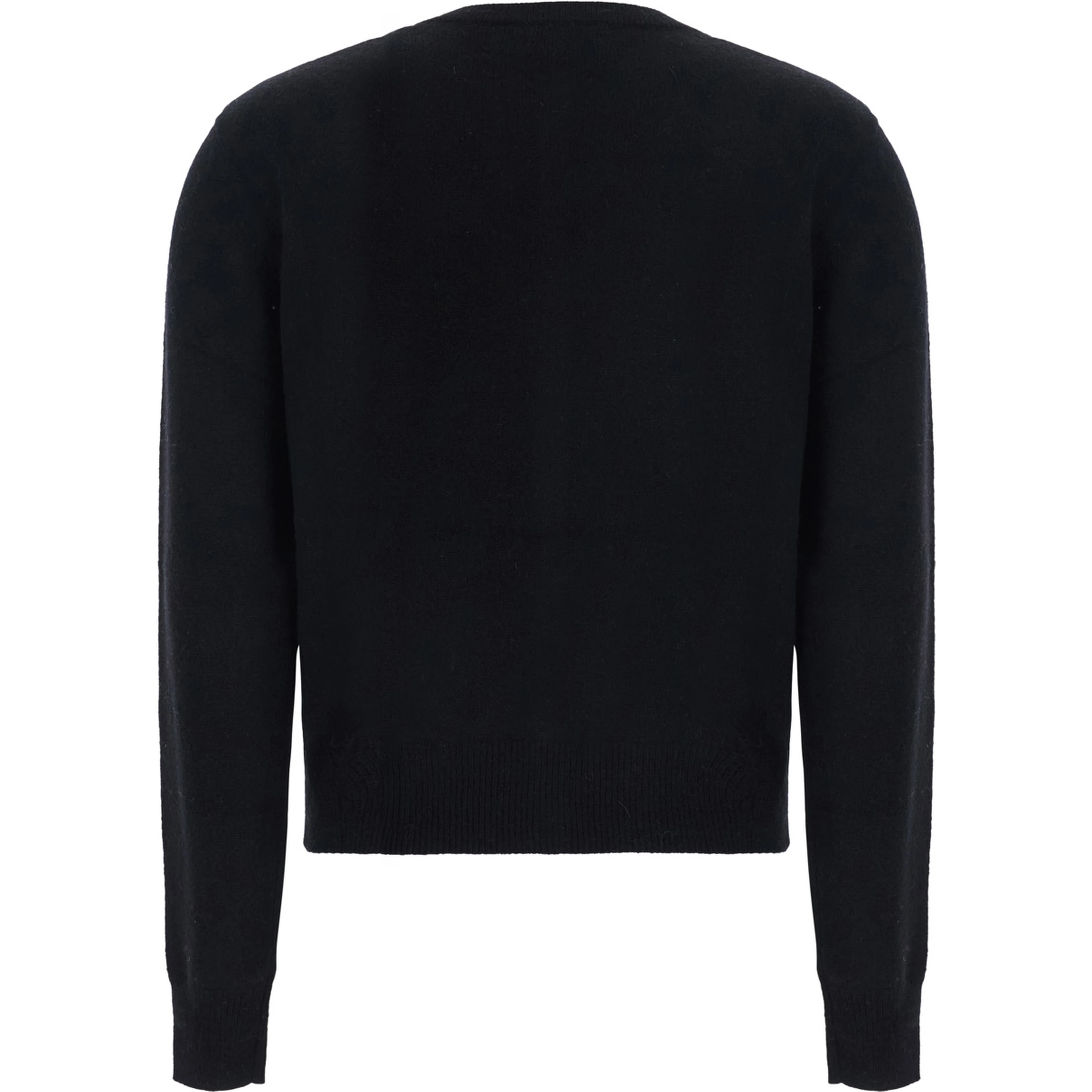 High-neck long-sleeve top in Tech Fabric black unisex