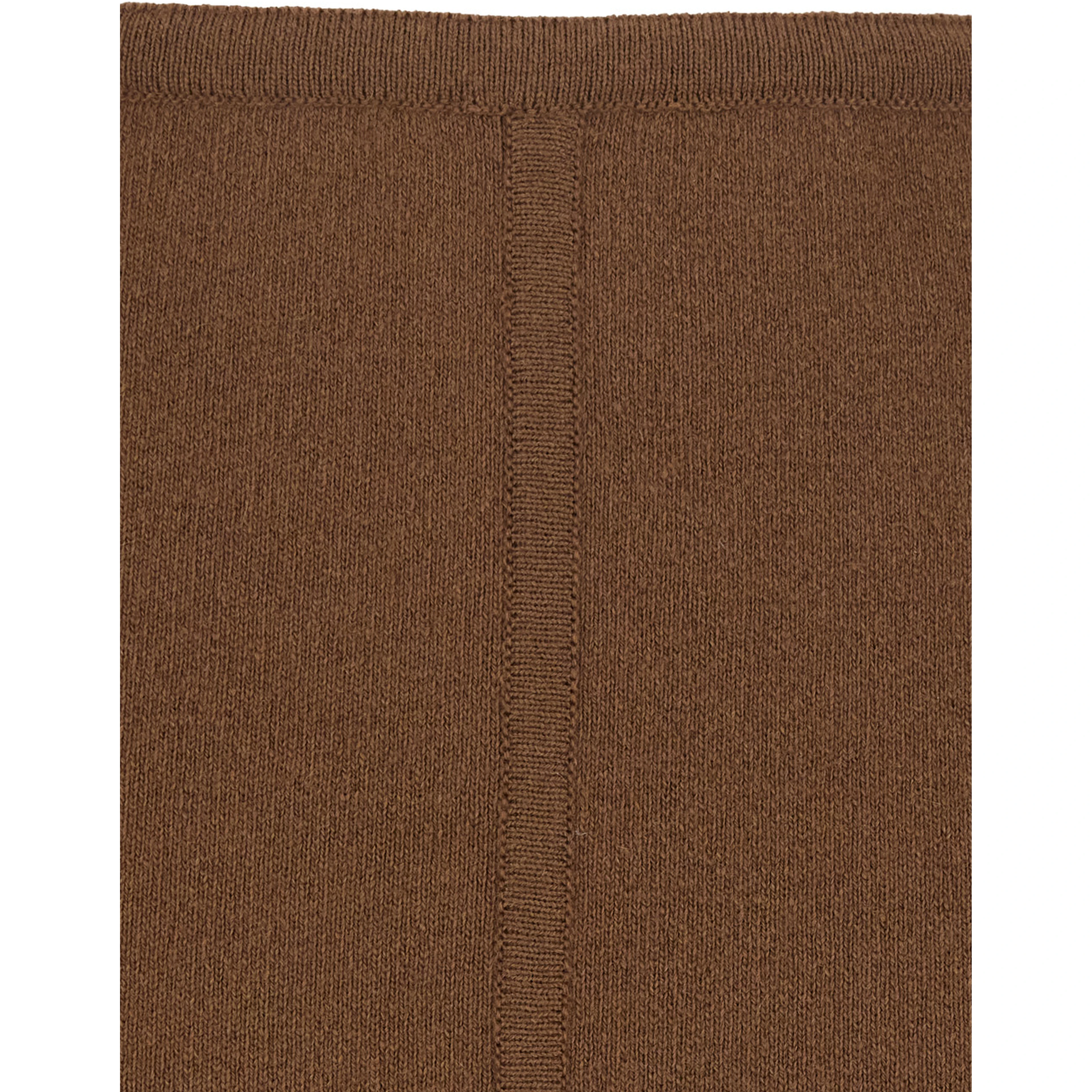 MXS PIUMA KNIT SKIRT Midi Skirt in Beige, Women