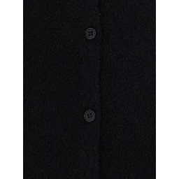 High-neck long-sleeve top in Tech Fabric black unisex