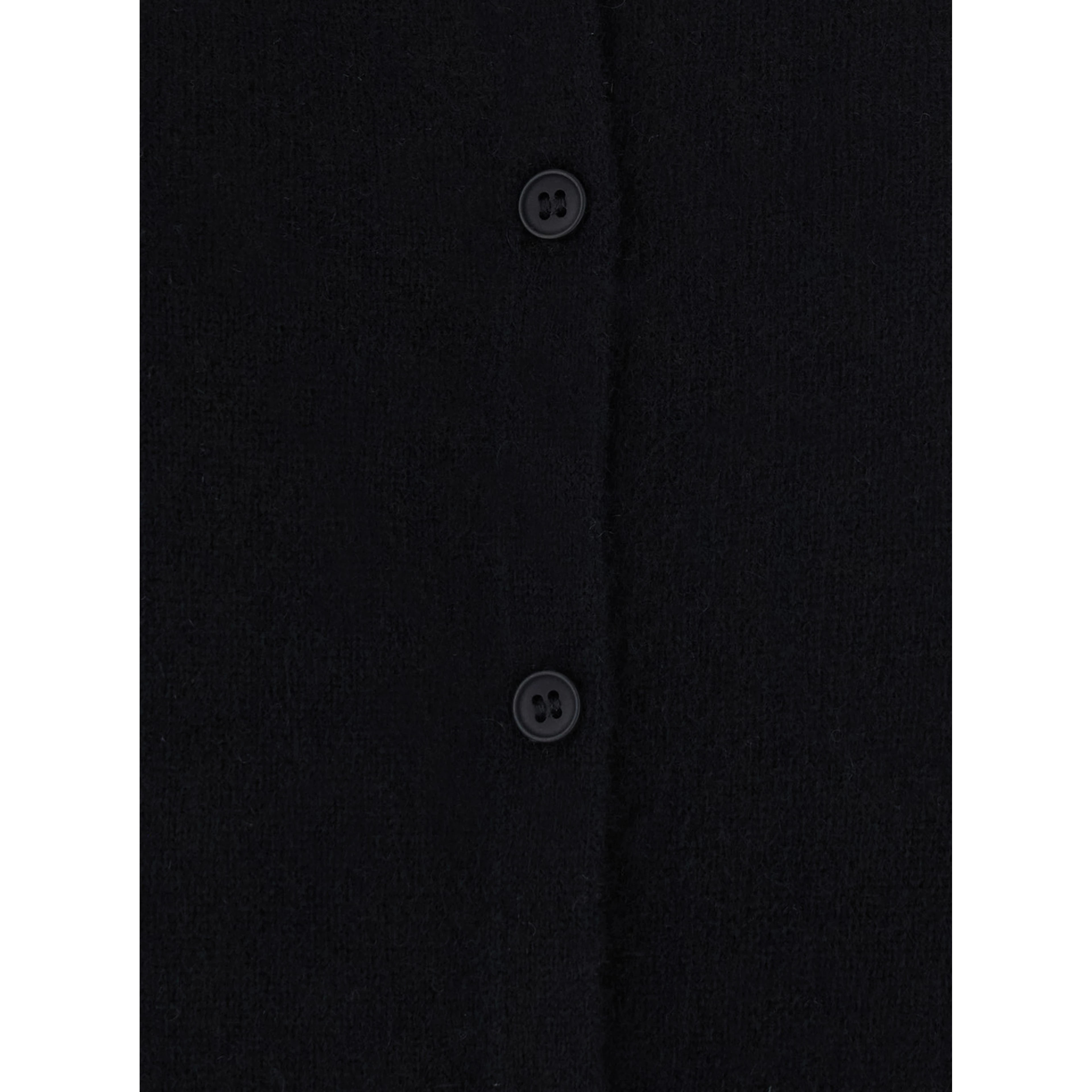 High-neck long-sleeve top in Tech Fabric black unisex